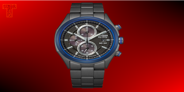 Citizen Mens Sport Casual Eco-Drive Chronograph Watch